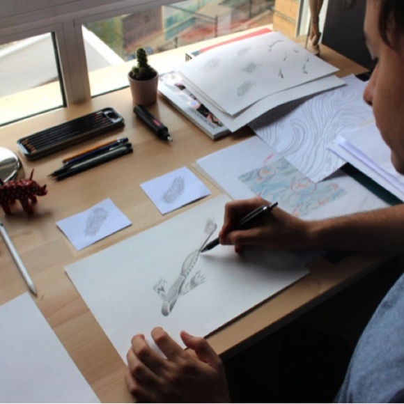 Corona x Adolfo Correa Flying Fish Design White Shirt Dress Size Medium - Picture 9 of 11